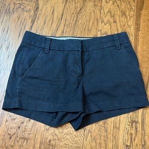 J. crew navy 0 shorts